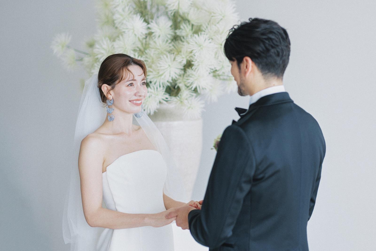 ヴェールをまとった花嫁